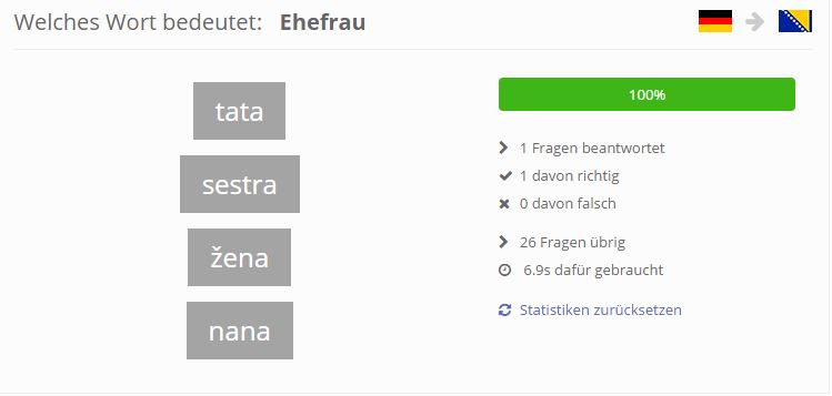Bosnische Vokabeln kostenlos lernen